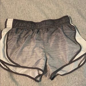 Grey ombré running shorts